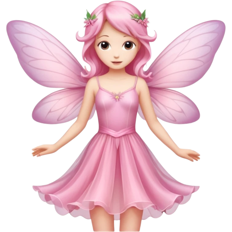 pink fairy emoji