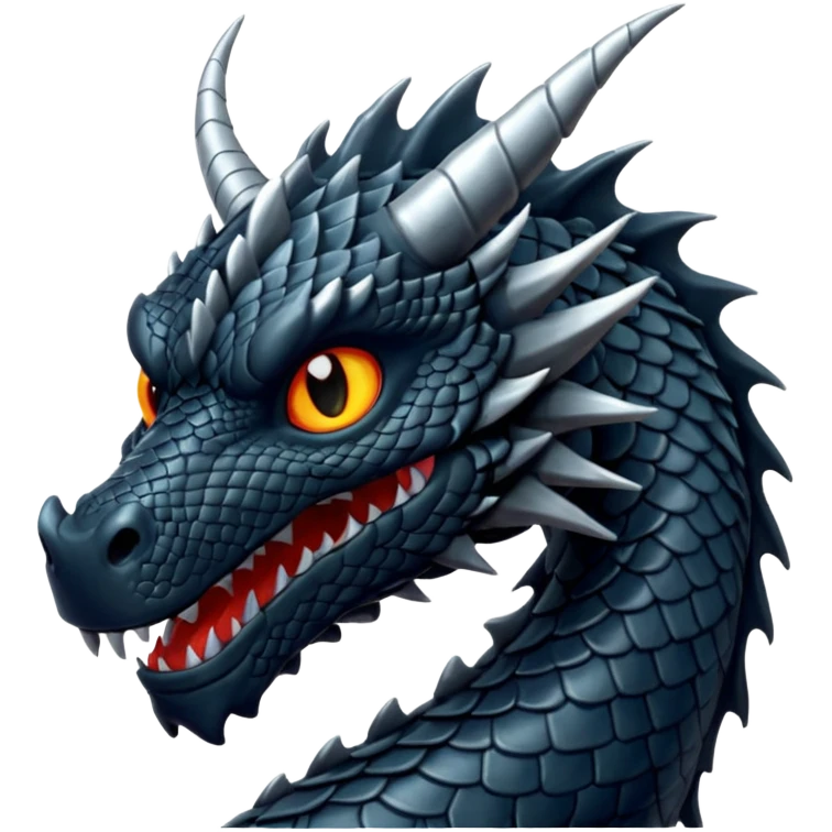 Black dragon emoji