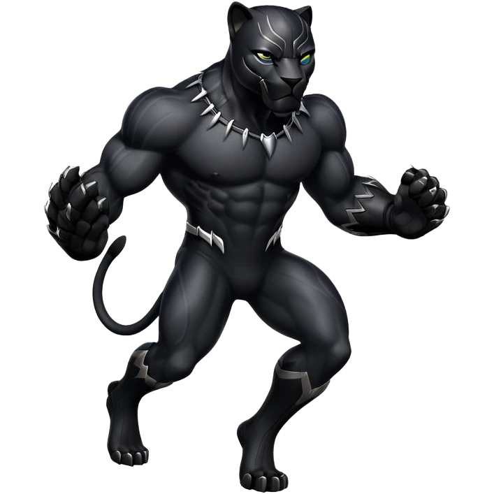 black pantera  emoji