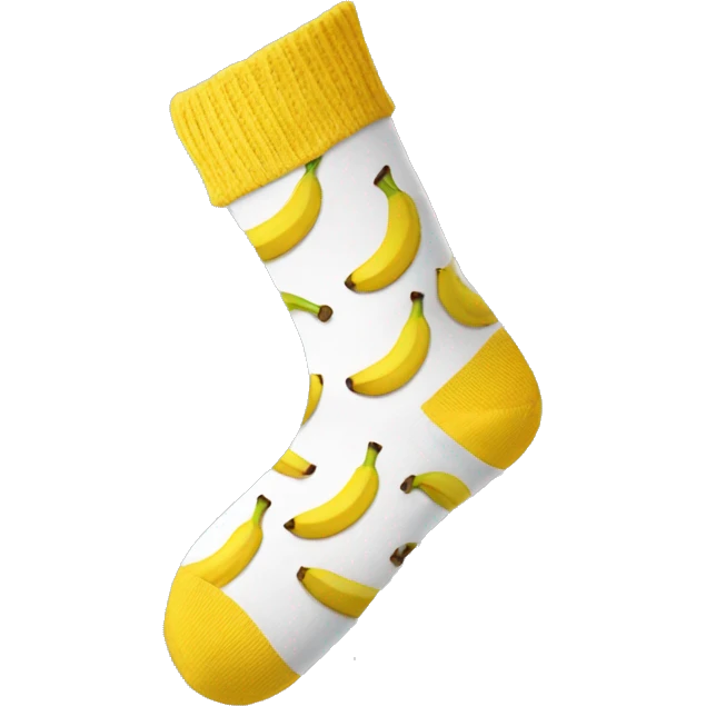 Banana sock emoji