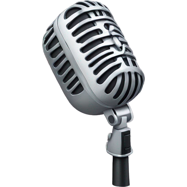 podcast microphone emoji