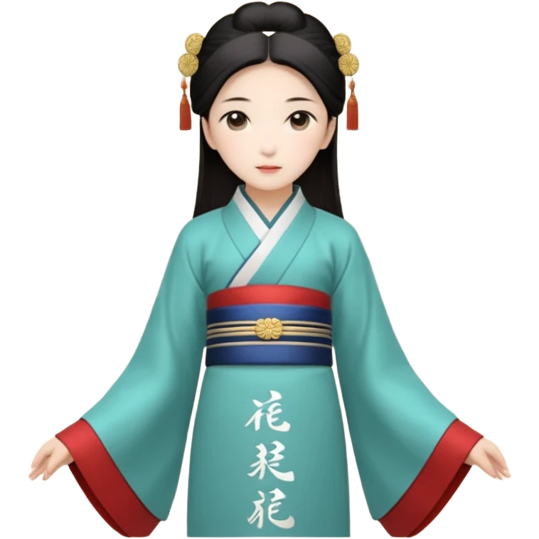 一个女人在海边，吹着海风很开心的在跑步 emoji
