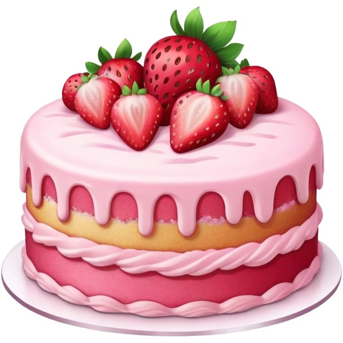Strawberry Cake emoji