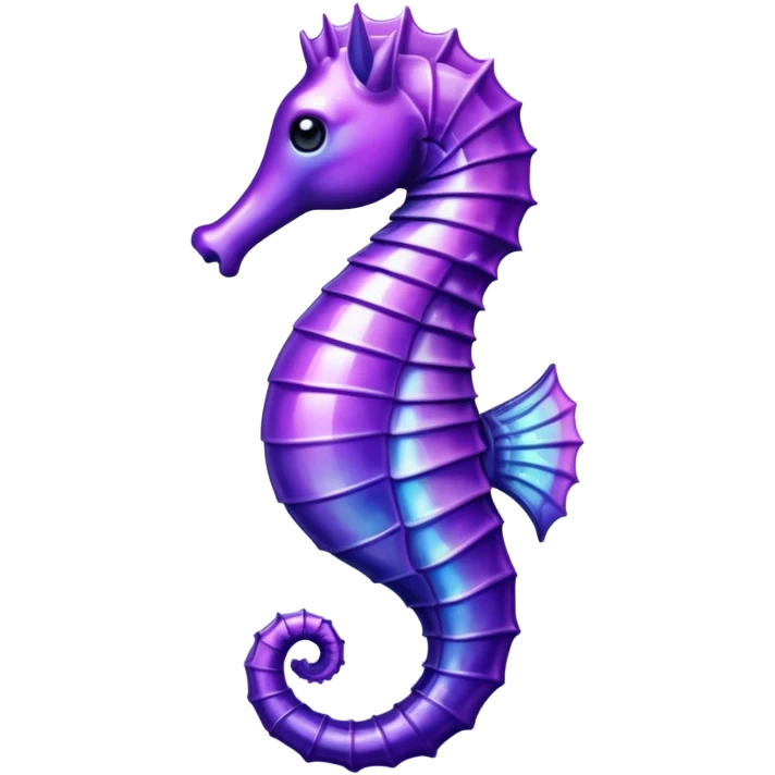 Purple seahorse  emoji