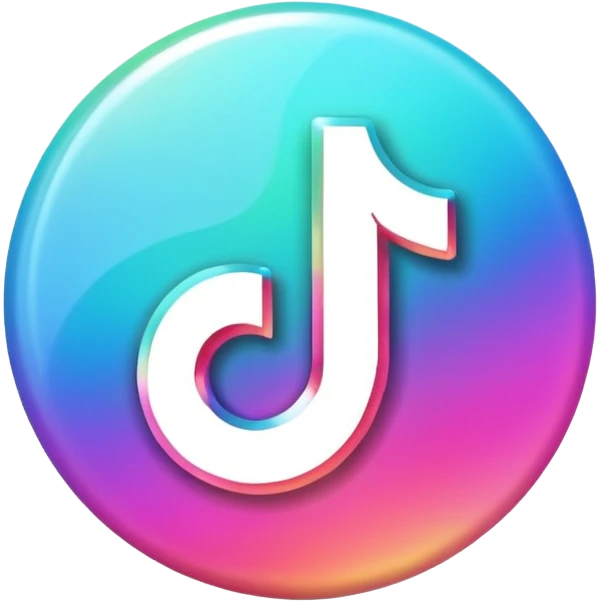 tiktok logo thats glowing emoji