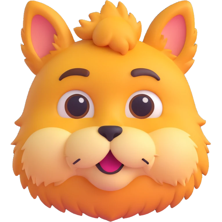 A furry thinking emoji emoji