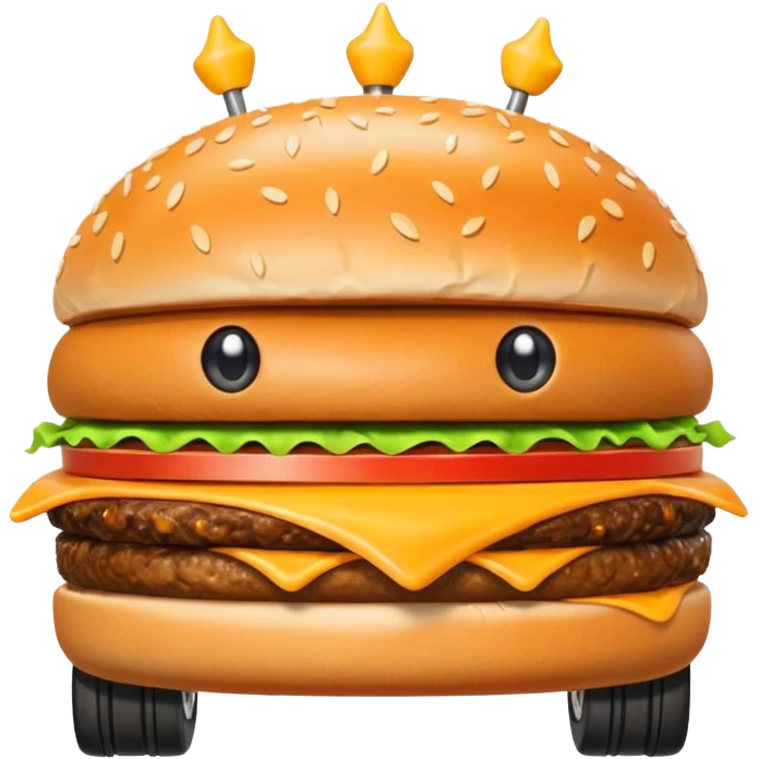 Voiture burger emoji