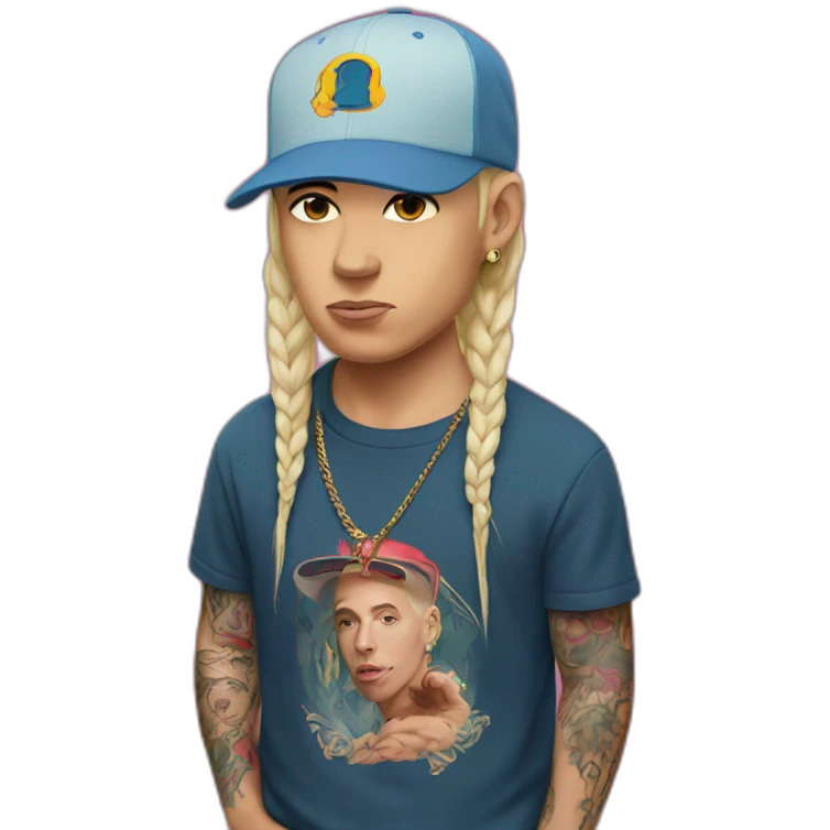 Eminem with a HALA tattoo  emoji