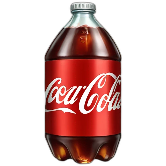Bottole of coca cola emoji