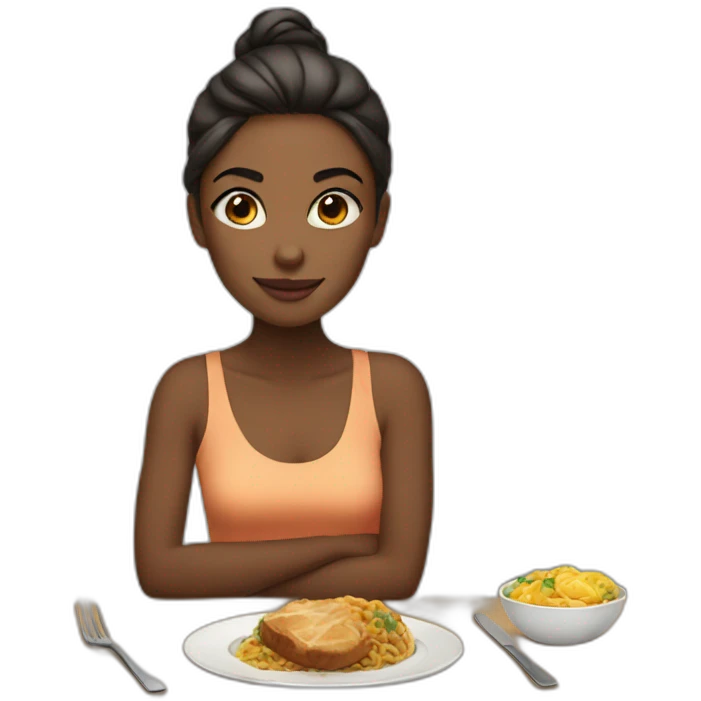 girl dinner emoji