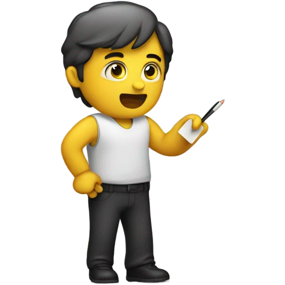someone asking to write a documentation emoji