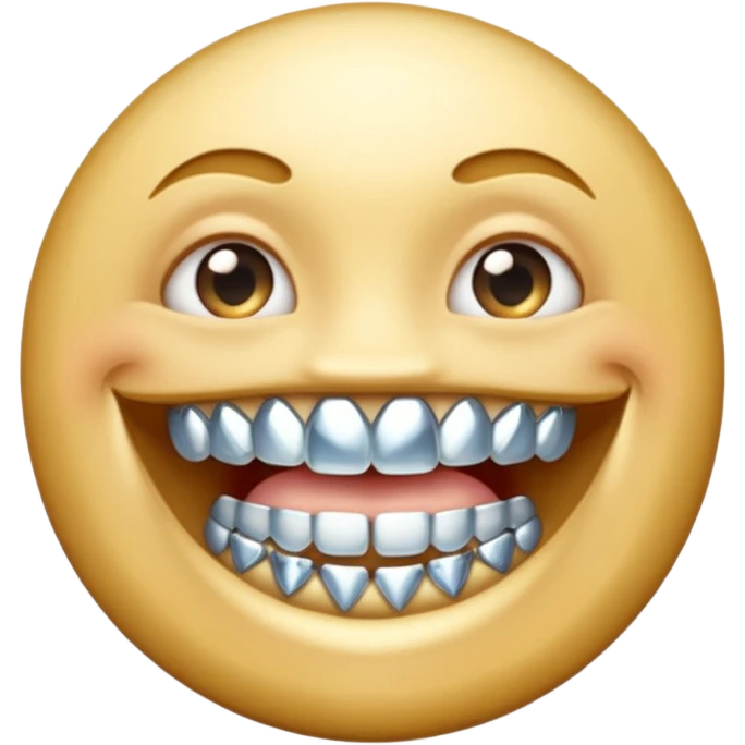 Emoji with diamond grillz emoji