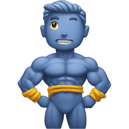 Cable felxing his muscles emoji