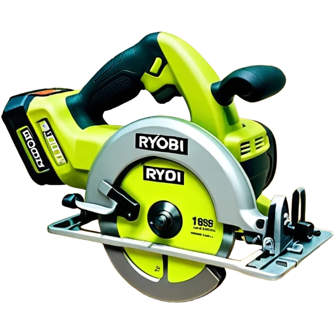 RYOBI ONE+ HP 18V Brushless Cordless 7-1/4 in. Circular Saw (Tool Only) PBLCS300B emoji style  emoji