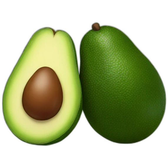 avocado is furious emoji