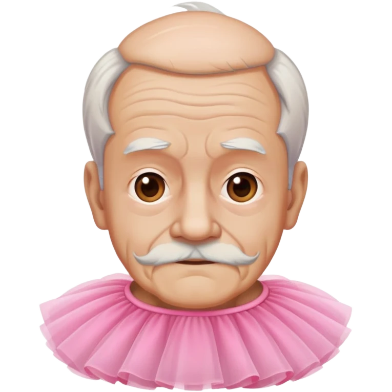 Old man with a tutu  emoji