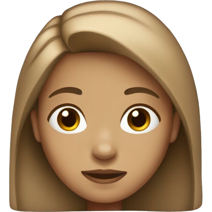 Light brown hair girl emoji