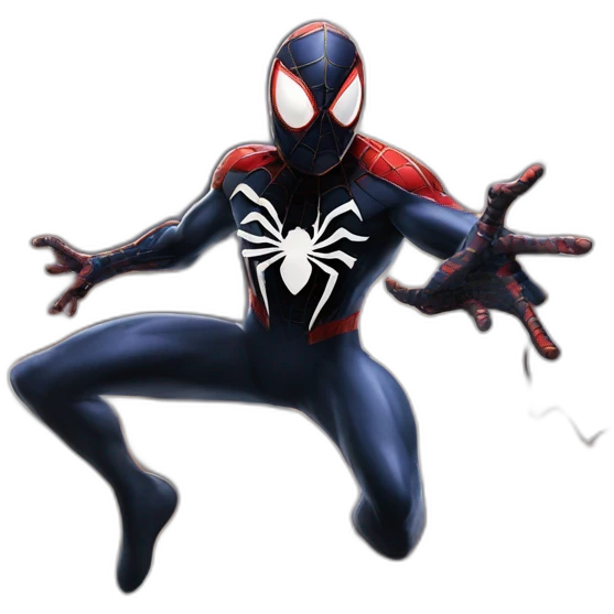 symbiote spiderman flying movie emoji