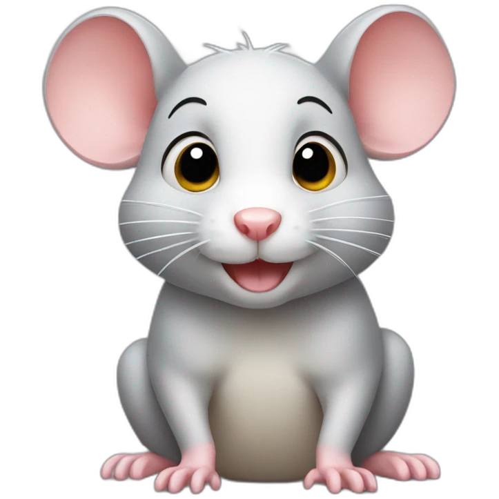Cute rat emoji
