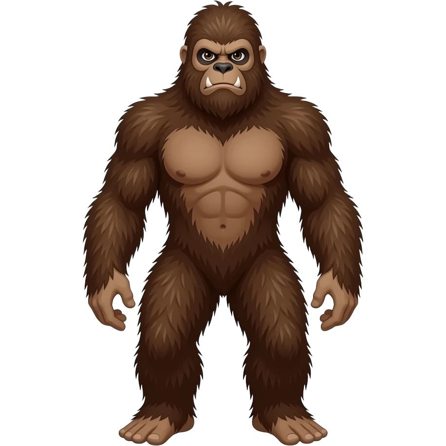 female sasquatch emoji