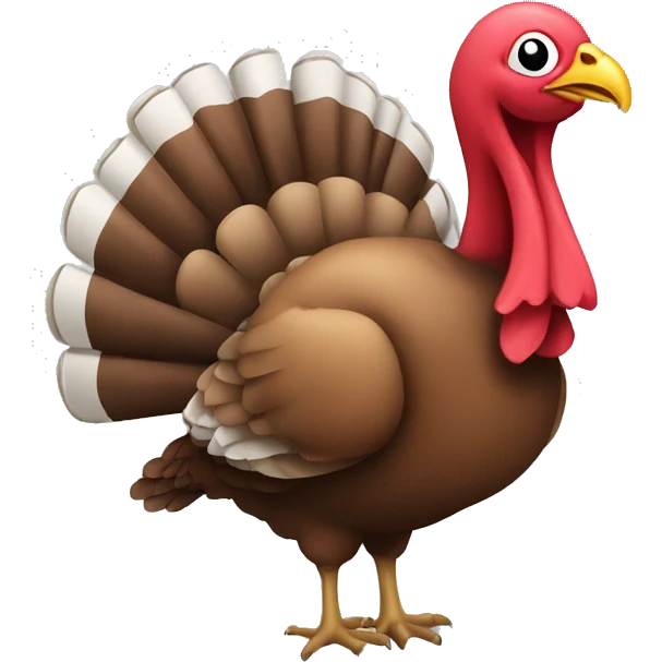 a turkey  wih both animal one and a country emoji