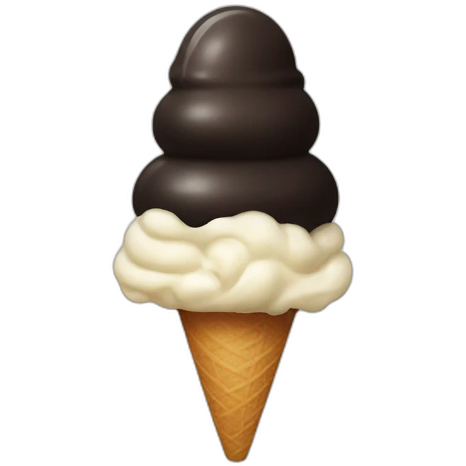 black icecream emoji