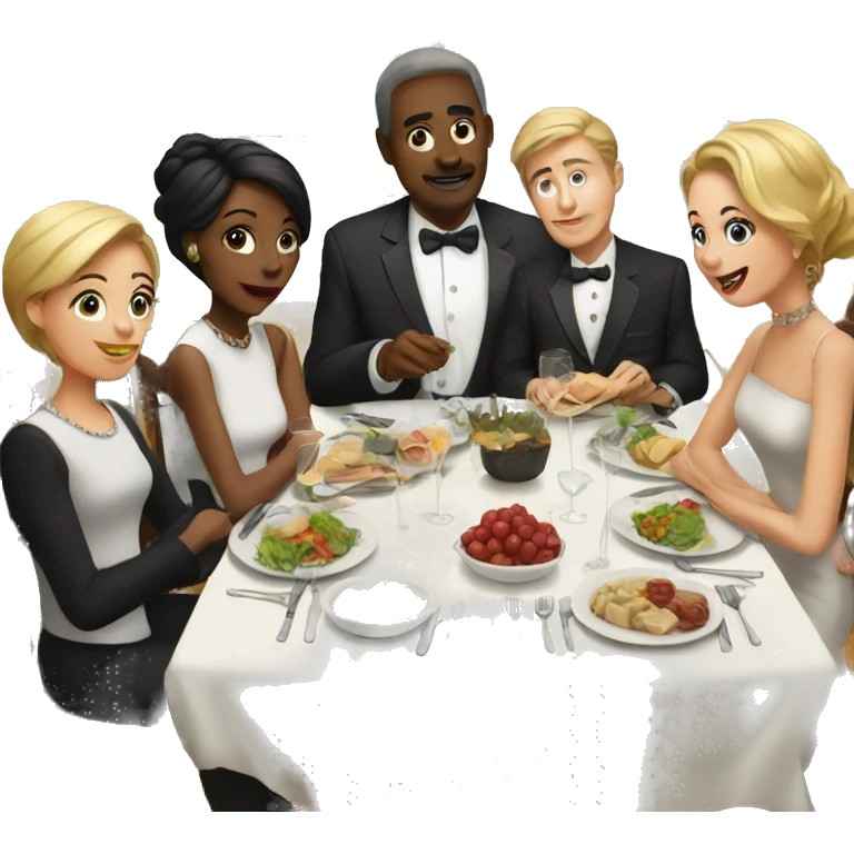 Dinner party emoji