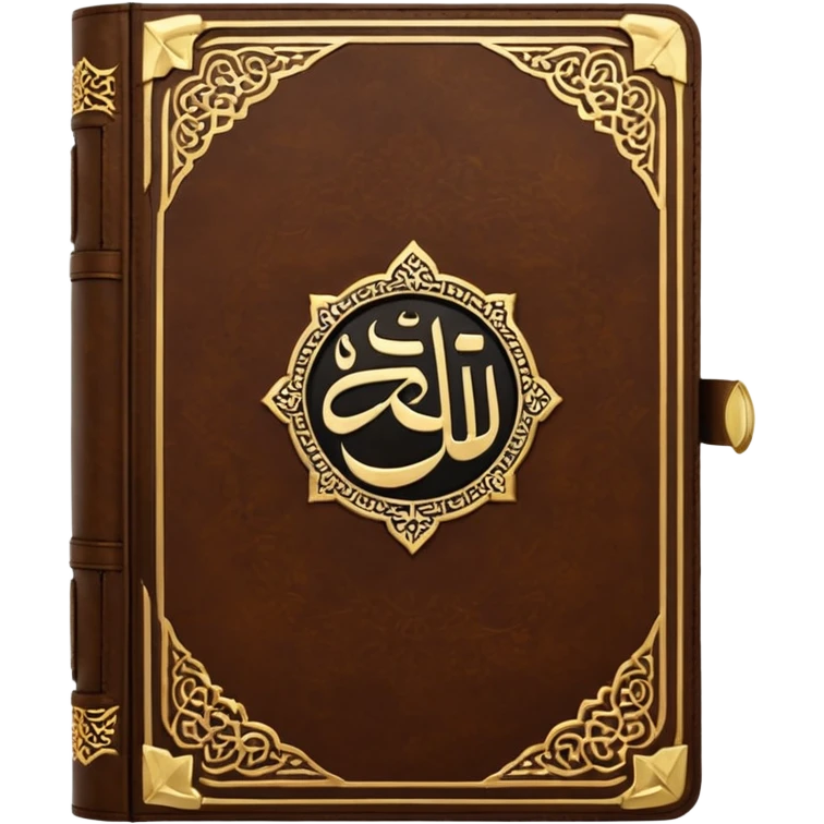 Closed Quran and written on it القرآن الكريم emoji