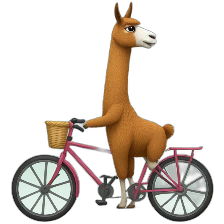 llama-cyclist emoji