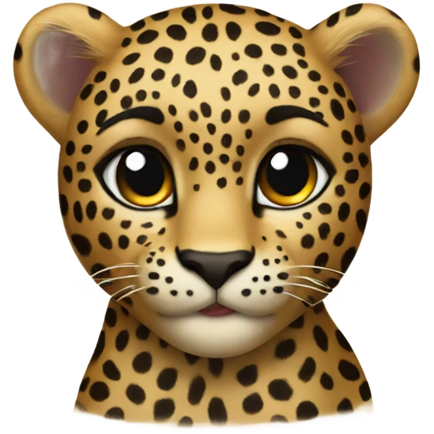 leopard heart emoji