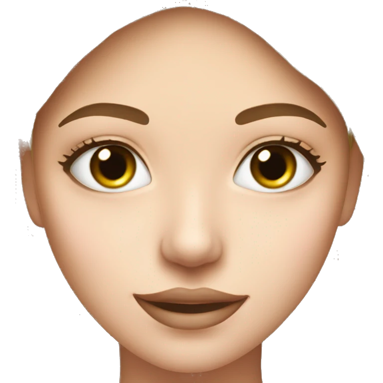 Moisturiser on a girl emoji