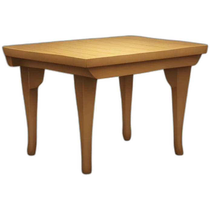 Bizzarre Table emoji
