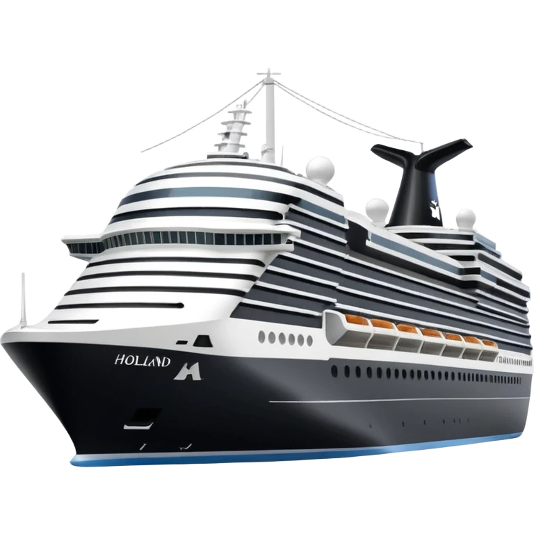 holland america cruise ship in rotterdam emoji