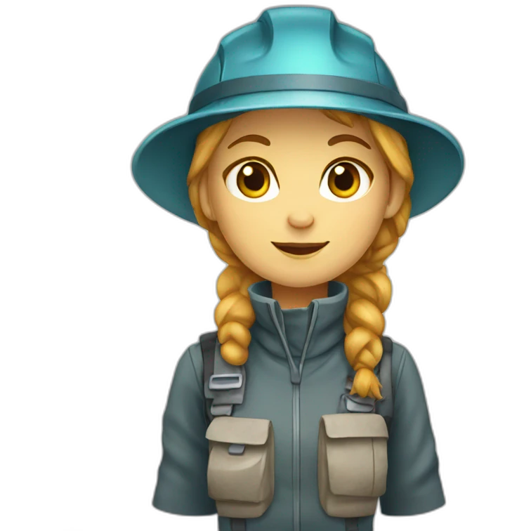 female geologist cat emoji