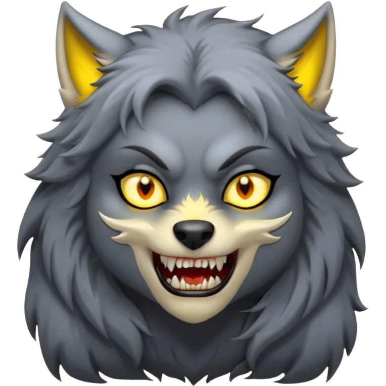girl werewolf emoji