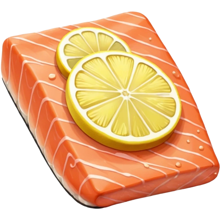 Grilled Salmon With Lemon Butter emoji