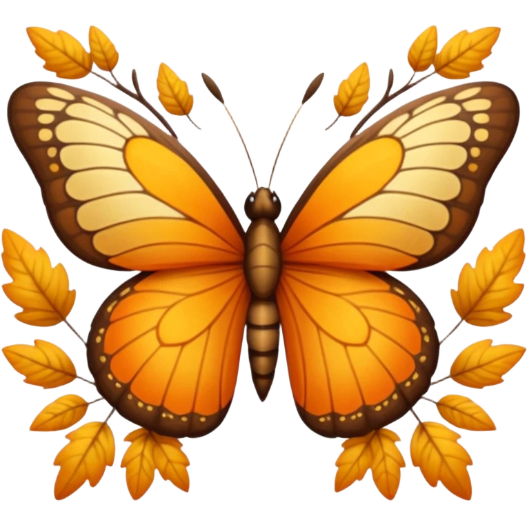 mariposa aesthetic otoñal emoji