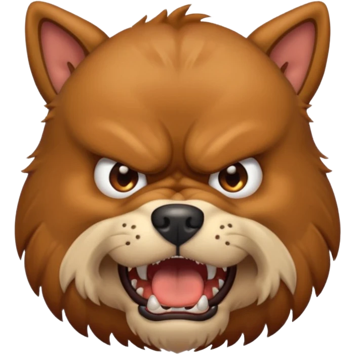 DOG ANGRY emoji