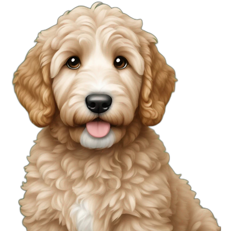 reddish-hair-goldendoodle-puppy emoji
