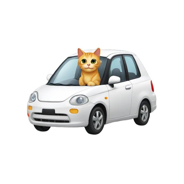 Cat car emoji