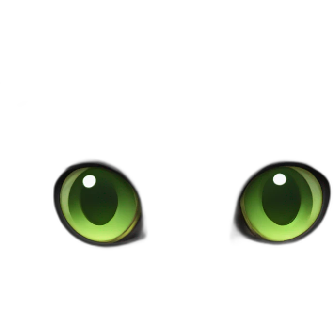 Gray persian cat with green eyes emoji
