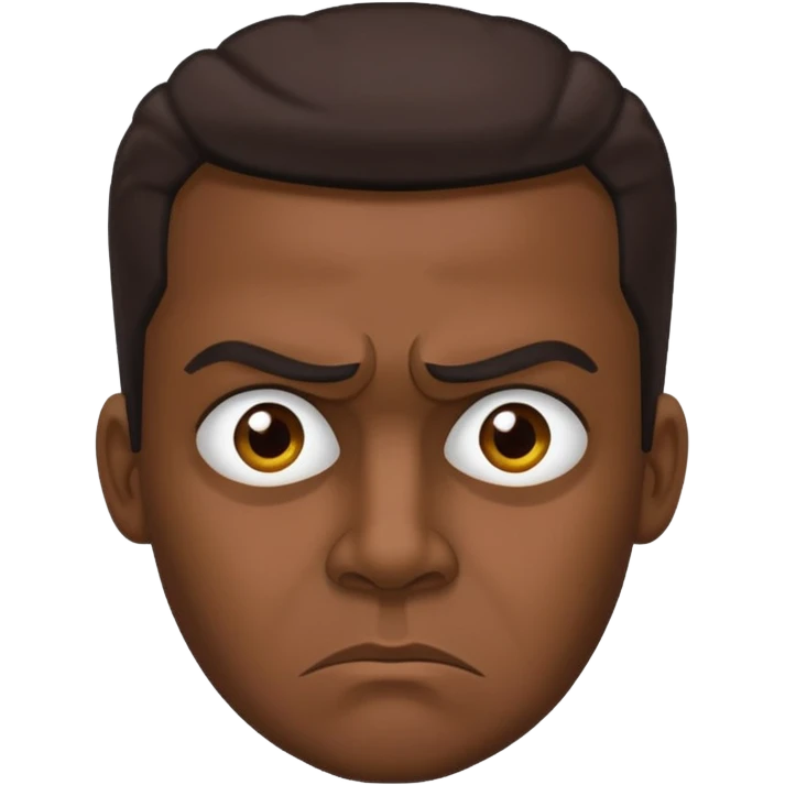 The disgruntled Colombian emoji