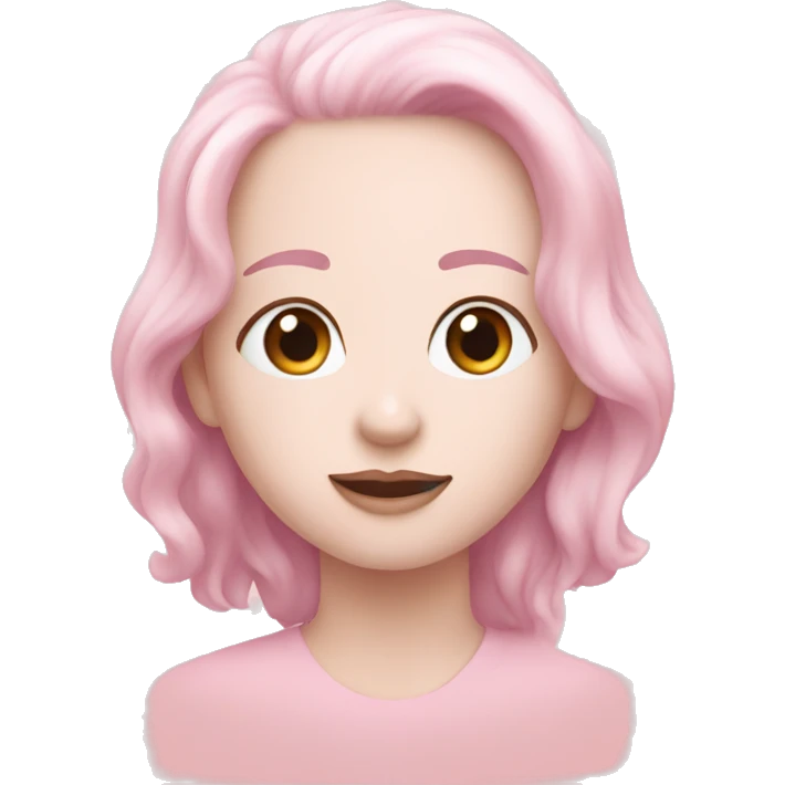Soft pink emoji