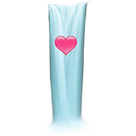 Water fall and heart eyes emoji emoji