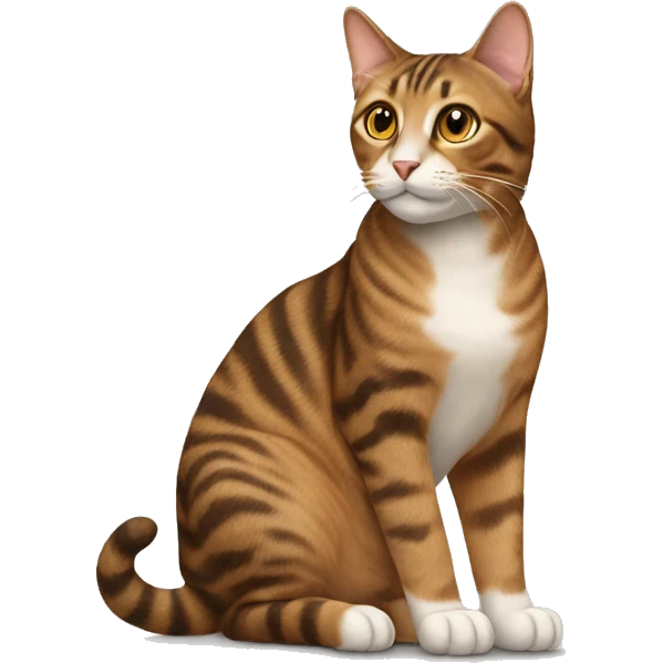 tabby brown cat emoji