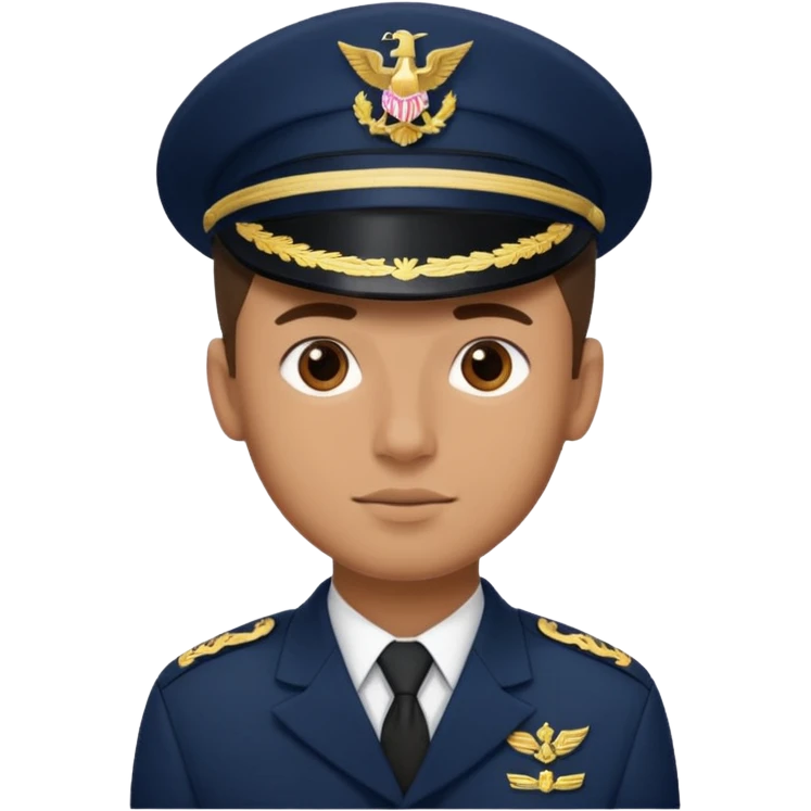 male navy soldier, square face. emoji