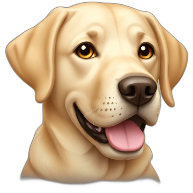 Labrador dog emoji