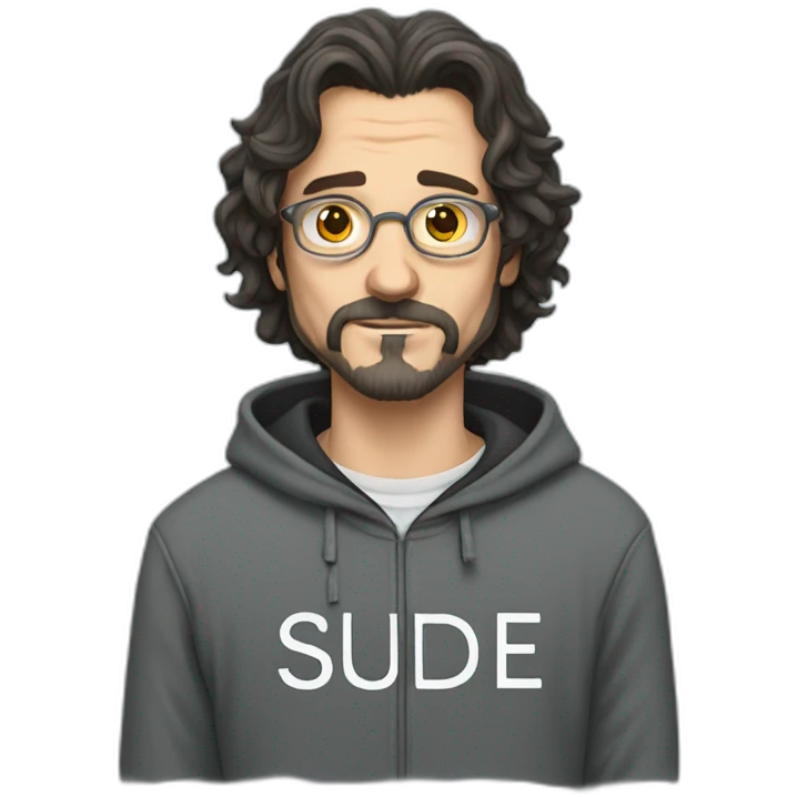 Sirius Black wears a Sweatshirt with the word Sude on it emoji
