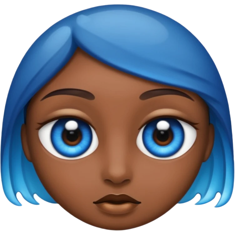 Eyes are like ocean emoji