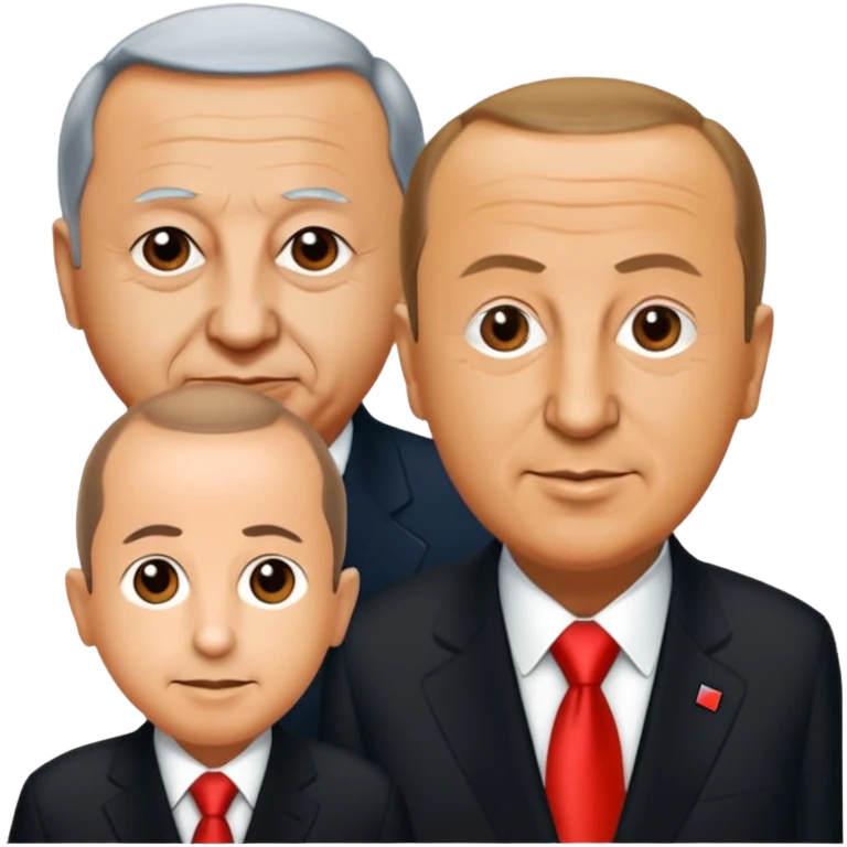 recep tayip erdoğan detaylı yüz hatları belirgin ve birazda bulanık emoji